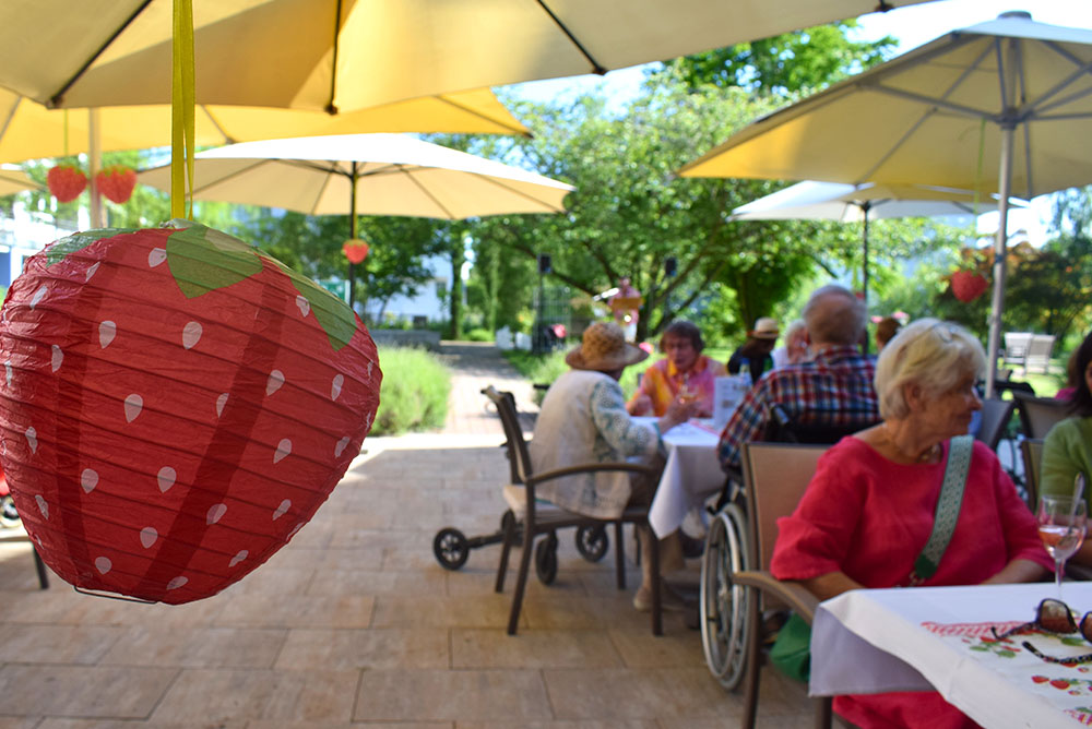 Erdbeerfest im Wohnpark